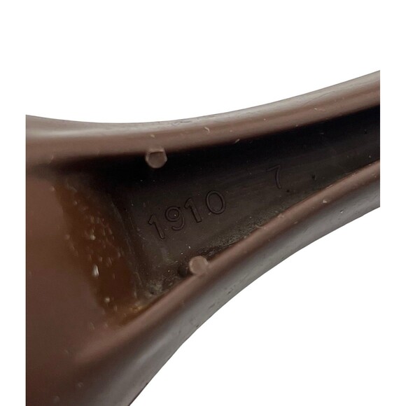 Vintage Rubbermaid Brown Ice Cream Scoop #1910 Sturdy Plastic Country 1980s USA - Picture 3 of 5